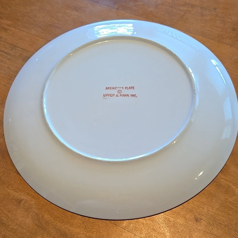 MCM Lipper & Mann Inc. Americana Plate